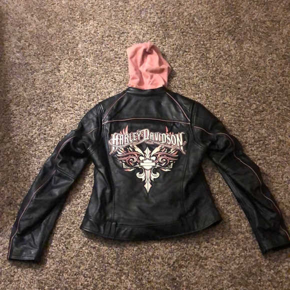 Harley Davidson 3 in 1 leather jacket small - Picture 2 of 4